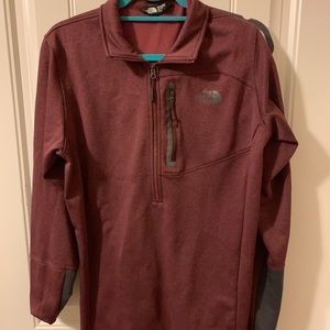 Men’s Maroon North Face Pullover